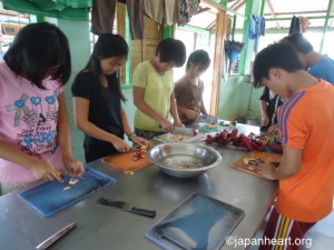 蒸しパン作り１