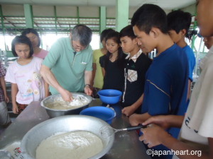 蒸しパン作り２